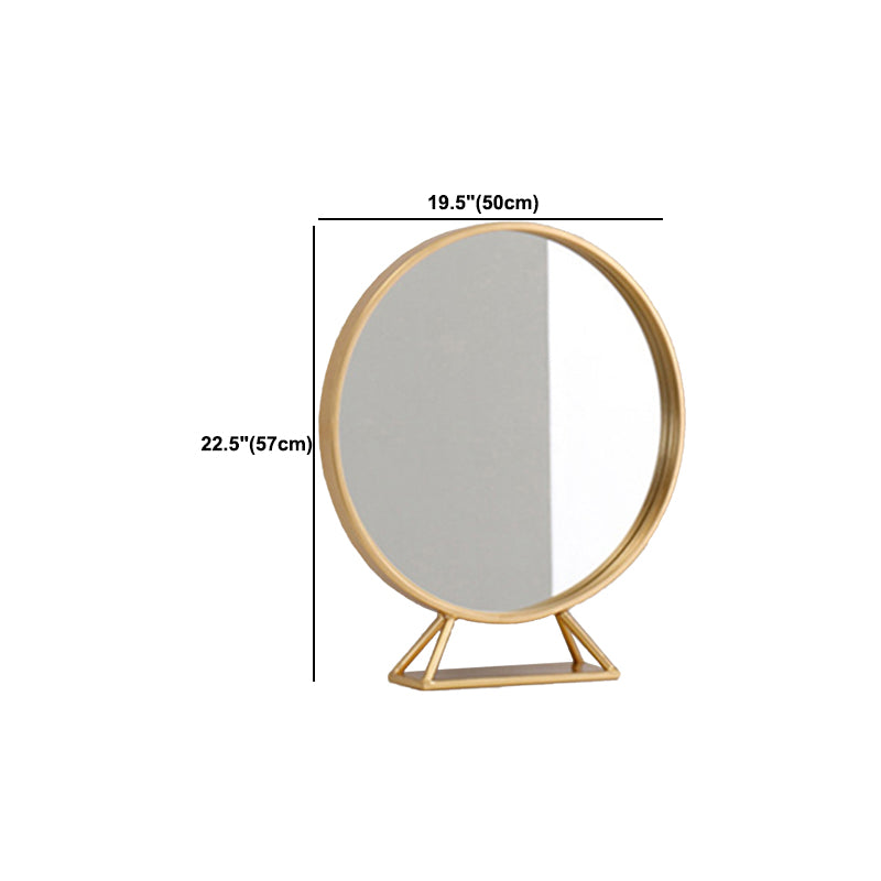 Contatore per trucco bianco brillante 15,74 "tavoli da vanità larghi con 2 cassetti