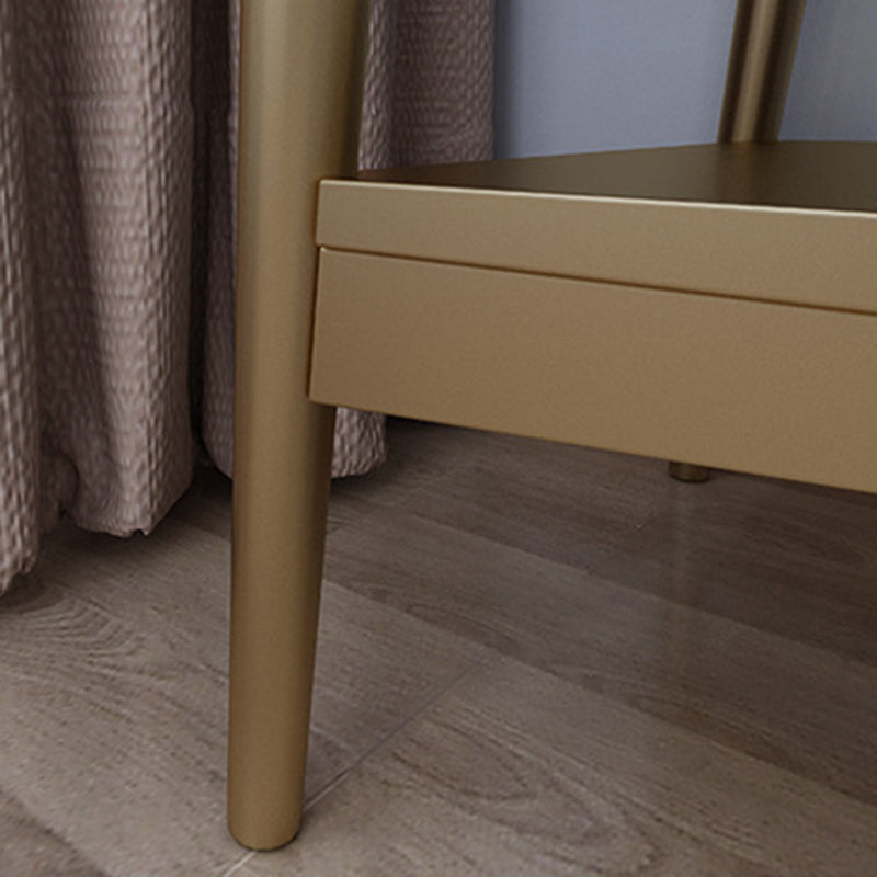 17.71 "2つのストレージ引き出し付きの鏡の虚栄心テーブル付きの幅の広いメイクアップカウンター