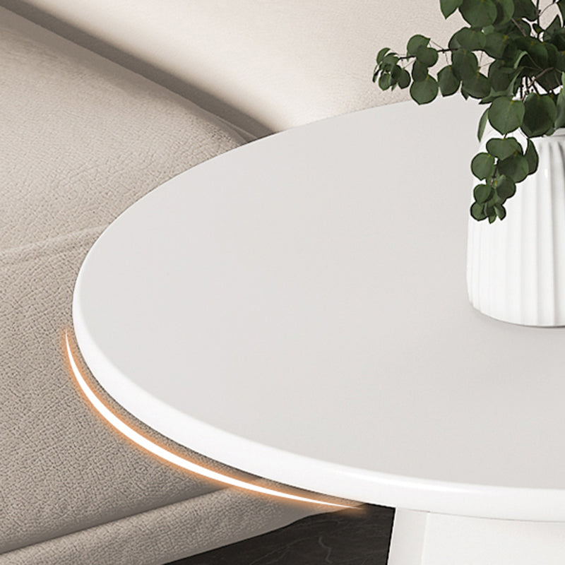 Tavolino in metallo rotondo set di piedistallo semplice tavolo da cocktail per soggiorno