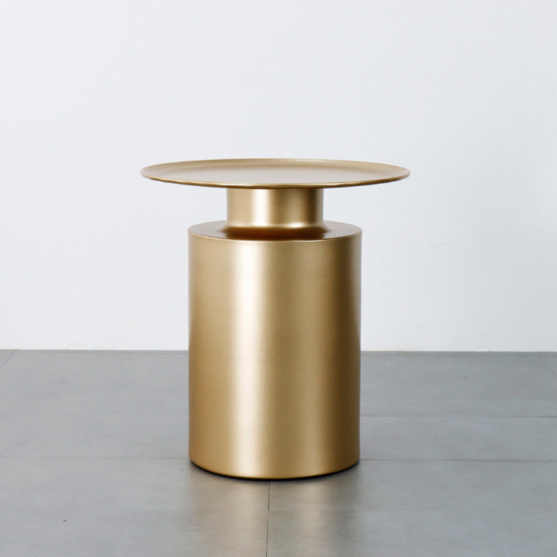 Couchtisch aus Metall mit Tablettplatte, Mid-Century Modern, Sockel-Cocktailtisch