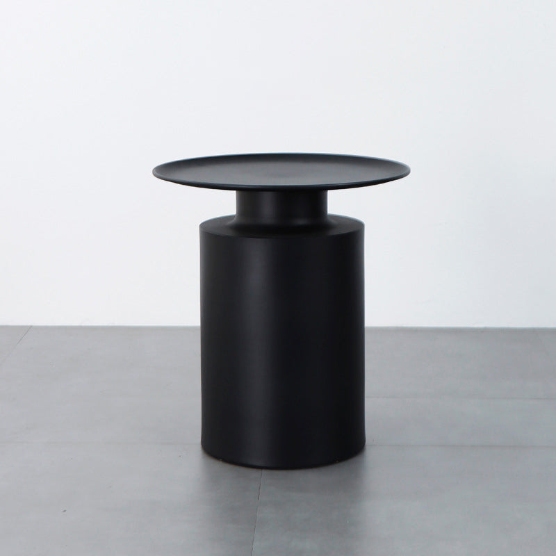 Couchtisch aus Metall mit Tablettplatte, Mid-Century Modern, Sockel-Cocktailtisch