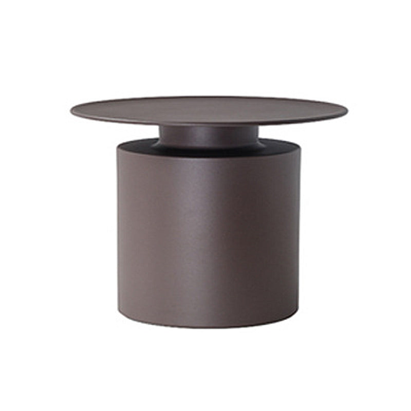 Couchtisch aus Metall mit Tablettplatte, Mid-Century Modern, Sockel-Cocktailtisch