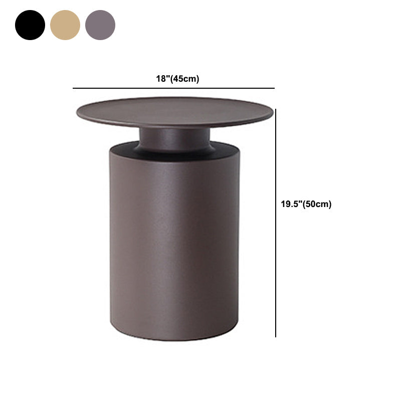 Couchtisch aus Metall mit Tablettplatte, Mid-Century Modern, Sockel-Cocktailtisch