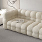 Eigentijds 26.77 "H Biscuit Back Tuxedo Arm Sofa voor woonkamer