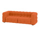 Eigentijds 26.77 "H Biscuit Back Tuxedo Arm Sofa voor woonkamer