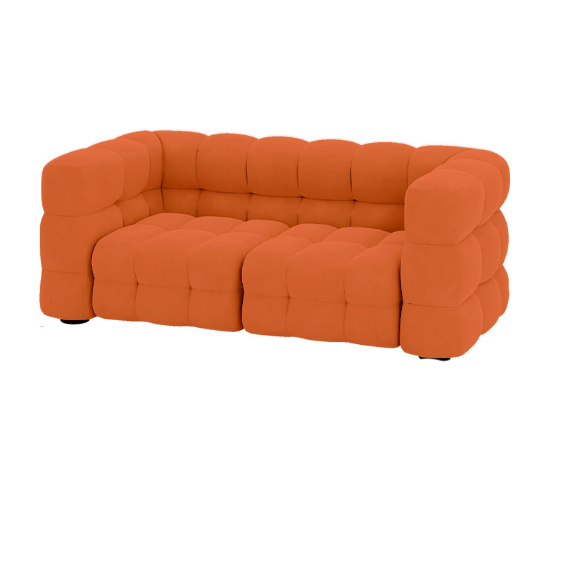Eigentijds 26.77 "H Biscuit Back Tuxedo Arm Sofa voor woonkamer
