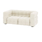 Eigentijds 26.77 "H Biscuit Back Tuxedo Arm Sofa voor woonkamer