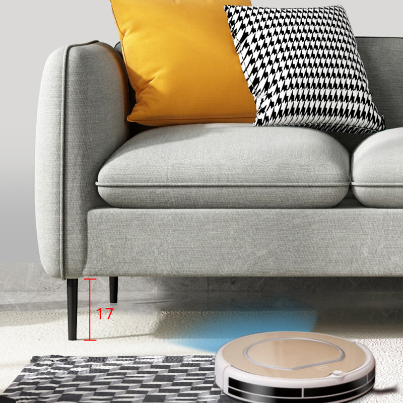 29,92 "H Hedendaagse 3-zits katoenen blend vierkante armbank