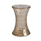 Contemporary 19" Tall Side End Table Plastic Round Side End Table Champagne 1 Clearhalo 'Coffee & Accent Tables' 'End & Side Tables' 'end_side_tables' 'furn' 'furn_end_side_tables' 'Furniture' 'Living Room Furniture' 6049632