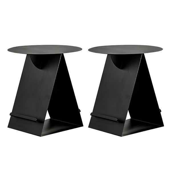 Mesa de metal de la tabla final abstracta de mediados de siglo MESTERA MEDIA PARA SOFA