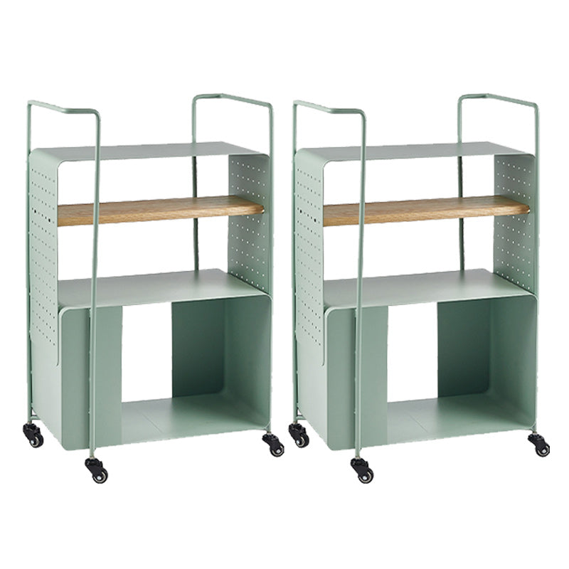 Mesa lateral rectangular de mediados de siglo 36.6 "mesa de esquina de metal de alto