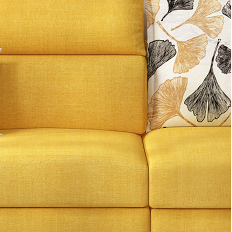 Nordic Fabric Living Room Pillow Top Arm Cushions Sofa Chaise Clearhalo 'furn' 'furn_sectionals' 'Furniture' 'Living Room Furniture' 'Sectionals' 6049931