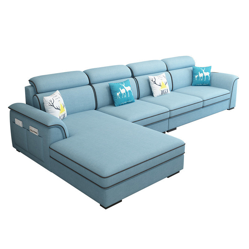 現代的なリビングルームの静止したくぼんだ腕のクッションシート