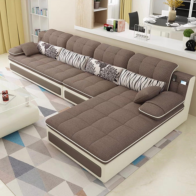 Cuscino contemporaneo top braccio stazionario soggiorno divano chaise