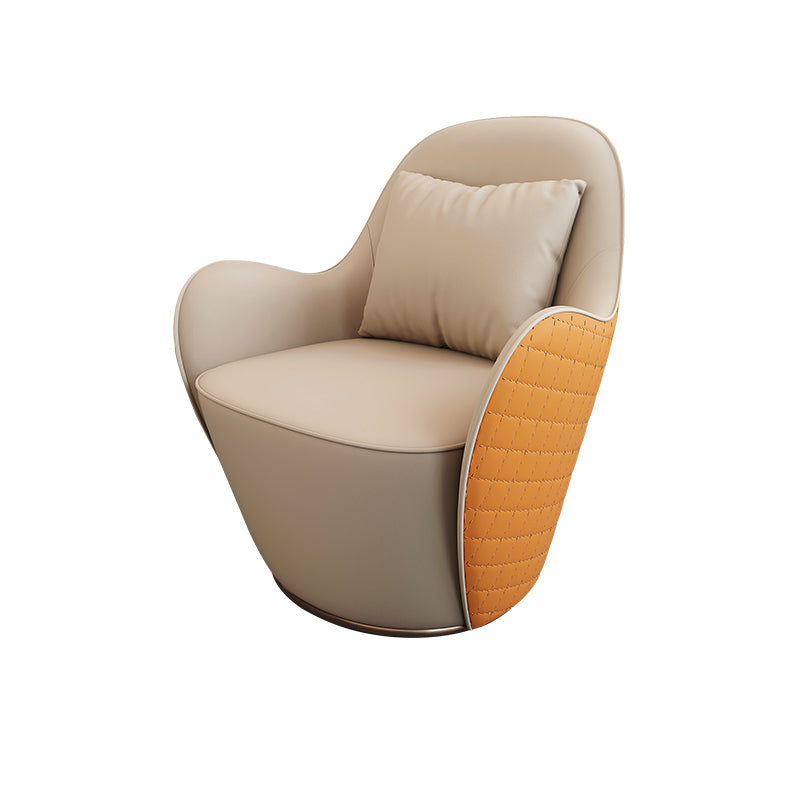 Sedia a braccio in pelle finta 27.55 "Codice di braccia svasata compresa la sedia