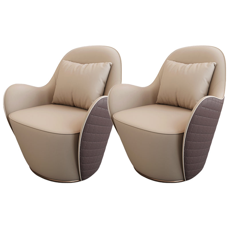 Sedia a braccio in pelle finta 27.55 "Codice di braccia svasata compresa la sedia