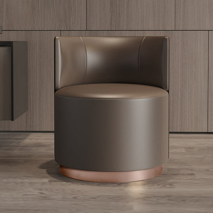 Faux Leather Armless Chair 24.01" Wide Chair for Living Room