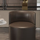 Faux Leather Armless Chair 24.01" Wide Chair for Living Room
