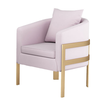 23,62 "Barrel Velvet Barrel Armes incluses pour chaise pour le salon