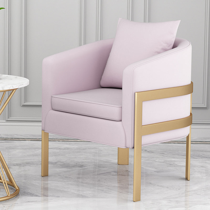 23,62 "Barrel Velvet Barrel Armes incluses pour chaise pour le salon