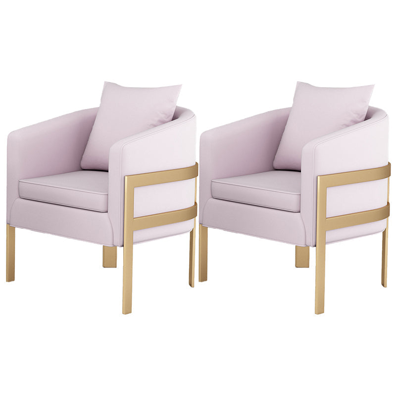 23,62 "Barrel Velvet Barrel Armes incluses pour chaise pour le salon