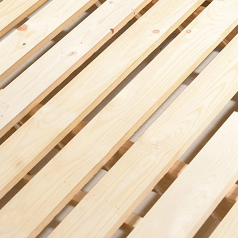 84.65 inch Wide Victorian Bed Frame Pine Wood Bed with Upholstered Headboard Clearhalo 'Bedroom Furniture' 'Beds' 'furn' 'furn_beds' 'Furniture' 6054997