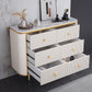 Contemporary Side Square Cabinet Chest with Soft Close Drawers