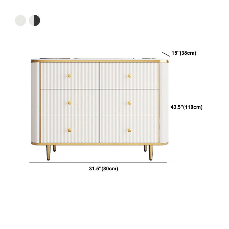Contemporary Side Square Cabinet Chest with Soft Close Drawers