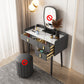 Mesa de maquillaje de 3 cajones Desk tocador de tocador de tocador sintético