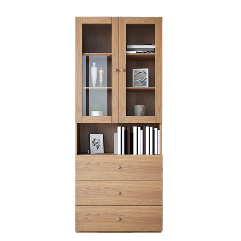 Mobile moderno armadio quadrato di accento con vetro