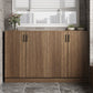 Square Accent Cabinet Modern & Contemporary Storage Cabinet with Water Resistant
