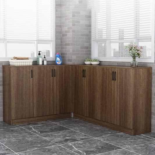 Armoire à accent carré armoire de rangement moderne et contemporaine avec résistante à l'eau