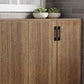 Square Accent Cabinet Modern & Contemporary Storage Cabinet with Water Resistant