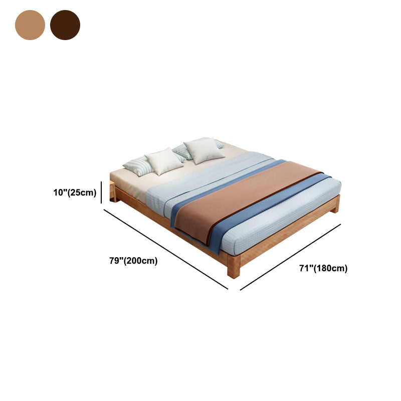 84,65 inch breed midden-eeuws bedframe stevige houten platformbed