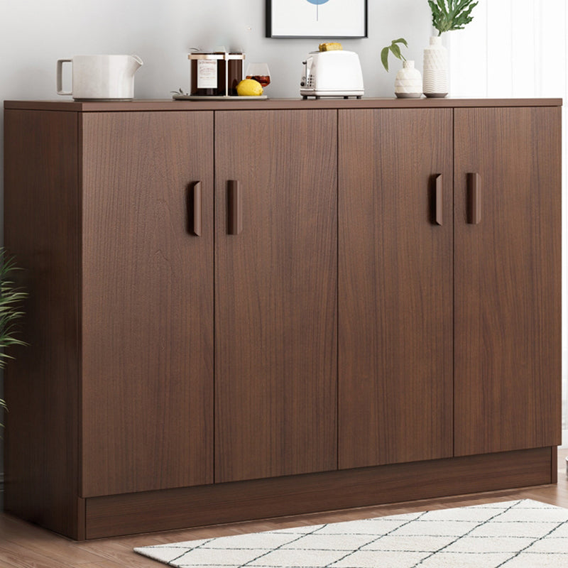 Modern Modern Side Cabinet Brown Accent Cabinet met deuren met deuren