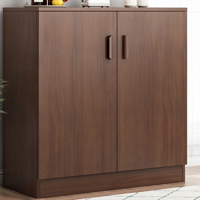 Modern Modern Side Cabinet Brown Accent Cabinet met deuren met deuren