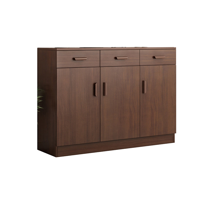 Modern Modern Side Cabinet Brown Accent Cabinet met deuren met deuren