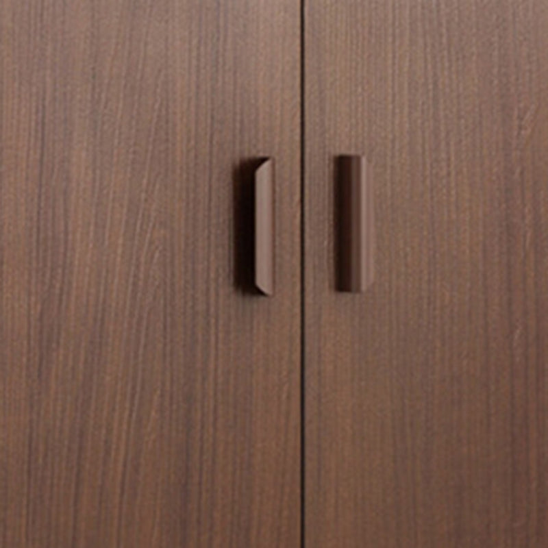 Modern Modern Side Cabinet Brown Accent Cabinet met deuren met deuren