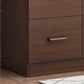 Modern Modern Side Cabinet Brown Accent Cabinet met deuren met deuren