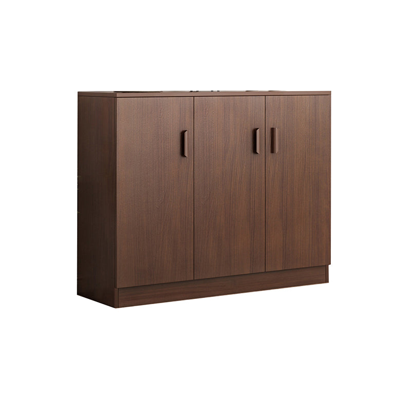 Modern Modern Side Cabinet Brown Accent Cabinet met deuren met deuren