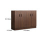 Modern Modern Side Cabinet Brown Accent Cabinet met deuren met deuren