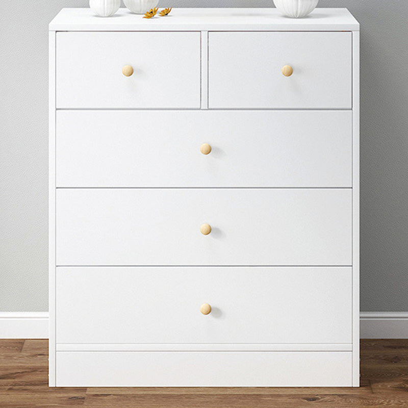Contemporary Wooden Rectangle Accent Chest with Drawers Chest White 5 Clearhalo 'Cabinets & Chests' 'cabinets_chests' 'furn' 'furn_cabinets_chests' 'Furniture' 'Living Room Furniture' 6055486