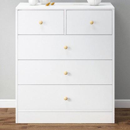 Contemporary Wooden Rectangle Accent Chest with Drawers Chest White 5 Clearhalo 'Cabinets & Chests' 'cabinets_chests' 'furn' 'furn_cabinets_chests' 'Furniture' 'Living Room Furniture' 6055486