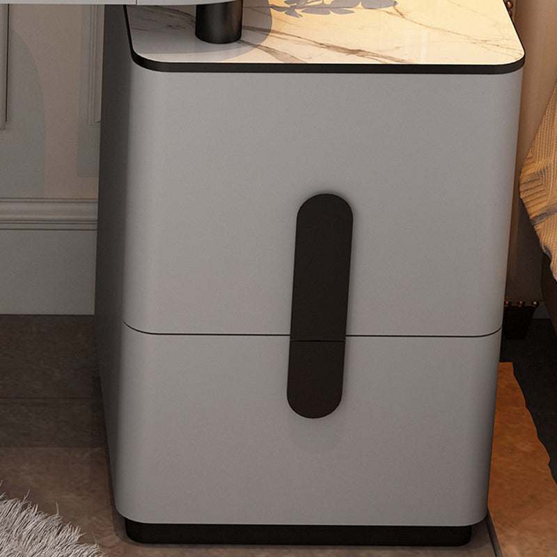 Tavolo da toeletta da vanità in vetro 15,74 "tavoli da vanità larghi con 5 cassetti