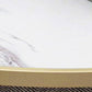 Metal Glam Fram Gold Base Coffee Table Stone Top Cocktail Table Clearhalo 'Coffee & Accent Tables' 'Coffee Tables' 'coffee_tables' 'furn' 'furn_coffee_tables' 'Furniture' 'Living Room Furniture' 6055717