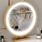 Bright White Makeup Vanity Desk 15.74" Wide Vanity Tables with 2 Storage Drawers Clearhalo 'Bedroom Furniture' 'furn' 'furn_makeup_vanities' 'Furniture' 'Makeup Vanities' 'makeup_vanities' 6055730