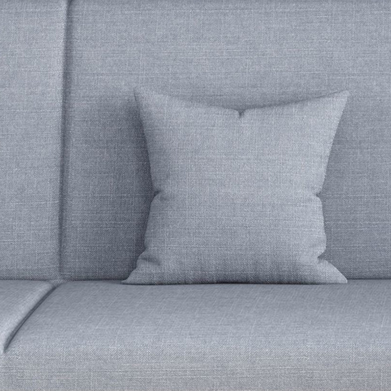 31.5 "Hコンテンポラリーコットンブレンドアームレスコンバーチブルスリーパーソファ2枕付き