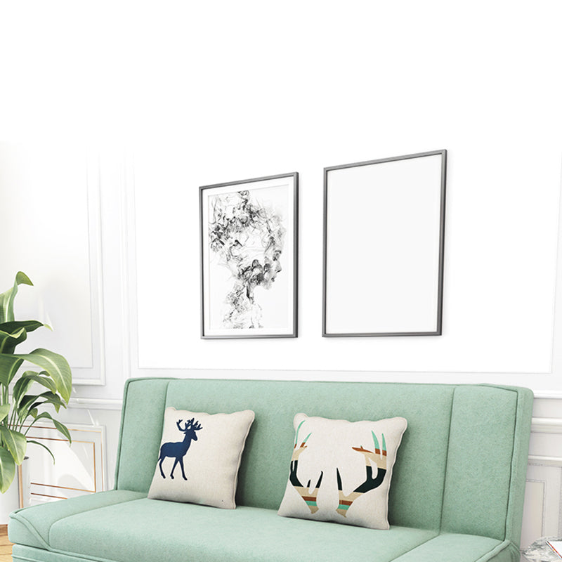 Sofá de durmiente convertible sin brazo de lino de 31.5 "H Contemporáneo