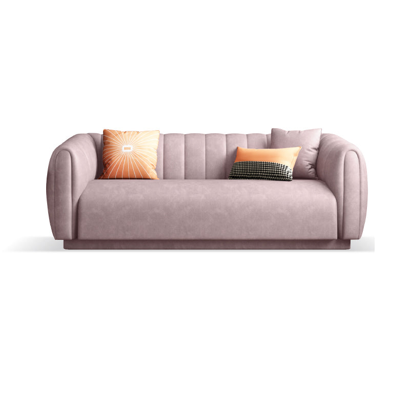 Contemporáneo 31.5 "H Faux Leather Tuxedo Brazo Cosectado Sofá