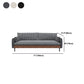 29.9" H Contemporary Linen Blend Square Arm Sofa for Living Room Clearhalo 'furn' 'furn_sofas' 'Furniture' 'Living Room Furniture' 'Sofa' 'sofas' 6055999
